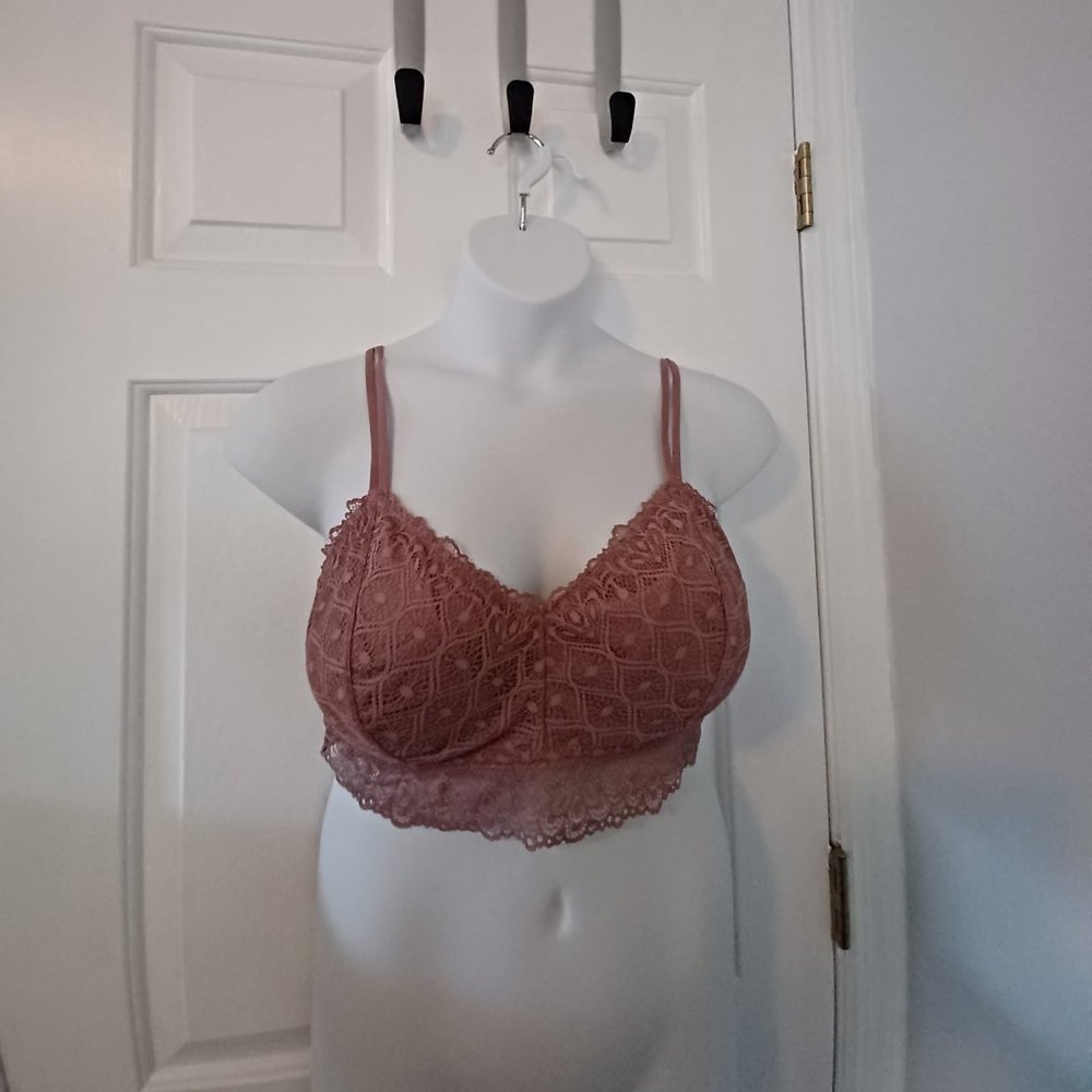 MAURICES MAUVE BRALETTE 1X